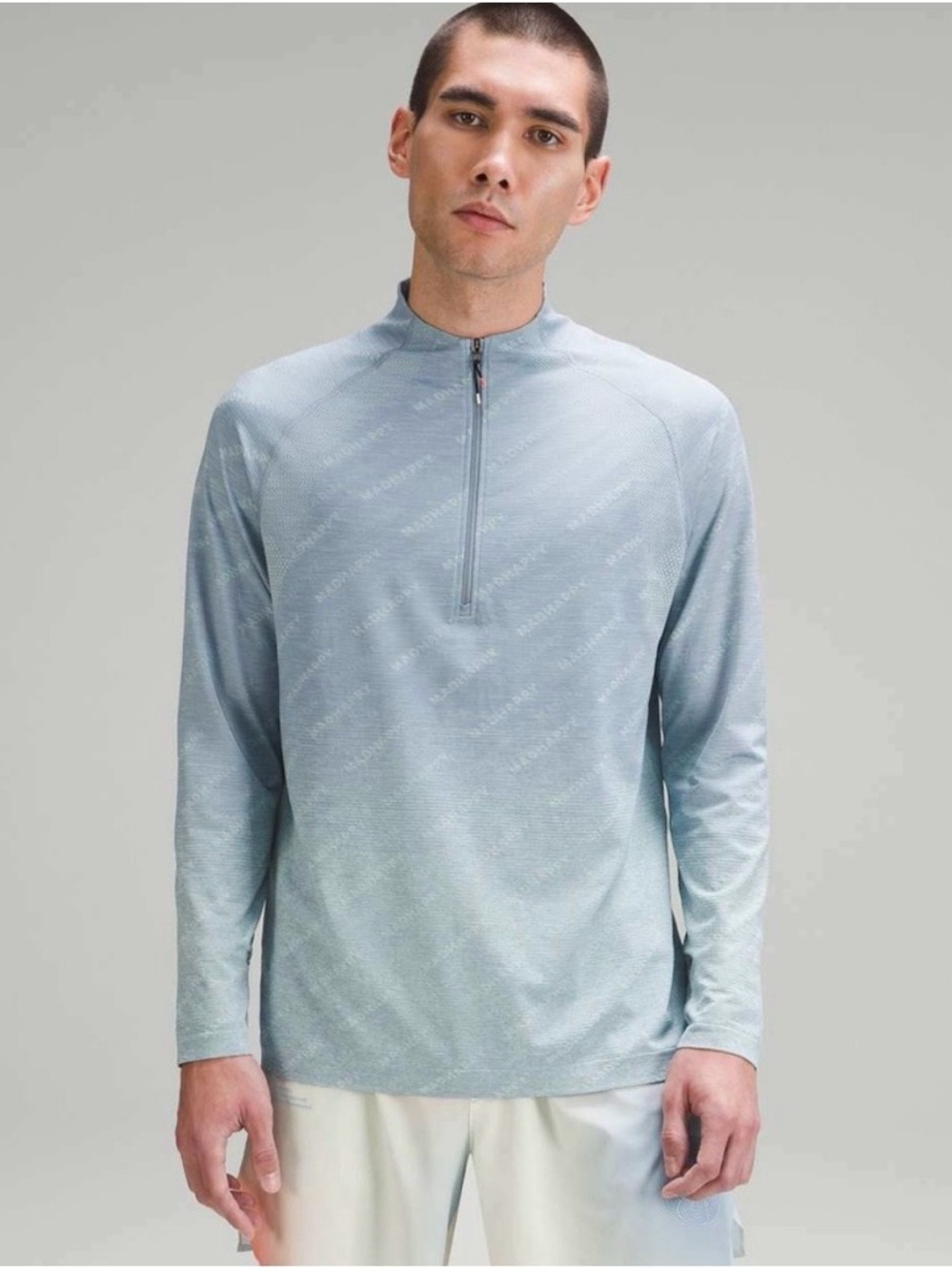 lululemon x Madhappy Metal Vent Tech Half Zip Chambray Elixer Men’s Medium